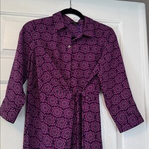 J JILL  Shirt Dress Petite Small